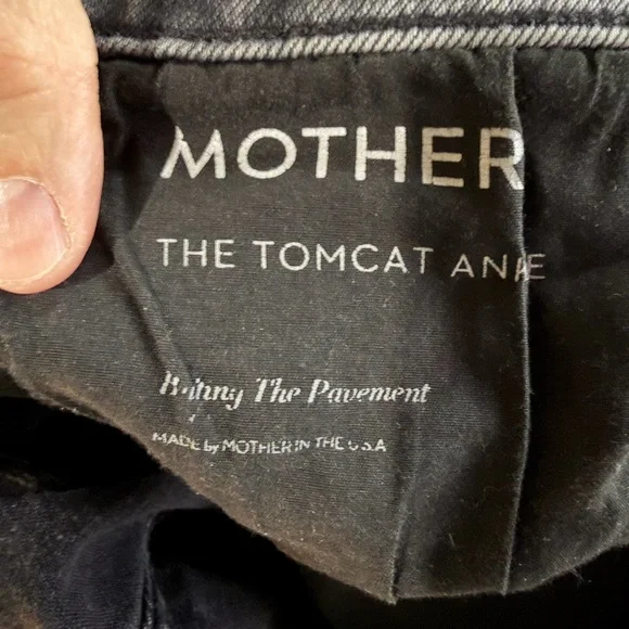 MOTHER the tomcat ankle Gray Jeans - Picture 4 of 9